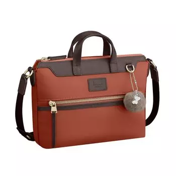 Сумка через плечо из переработанного материала С карманом С задним карманом Легкая Терракота [Проект Канана] [PJ-14] Этические материалы антивирус