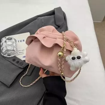 Сумка через плечо из синтетической кожи для женщин, сумка через плечо cloud soft bun