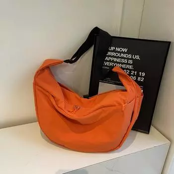 Сумка через плечо из ткани Оксфорд для женщин, новая, вместительная, повседневная, универсальная, маятниковая сумка через плечо