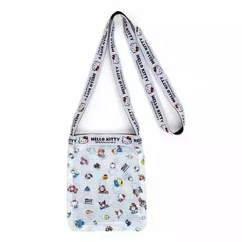 Сумка через плечо из винила с персонажами Sanrio Всем привет! 20 x 16 x 2,5 см Персонаж SANRIO 129810