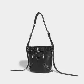 Сумка через плечо из вощеной кожи с масляной пропиткой для женщин, универсальная сумка через плечо, модная сумка через подмышки