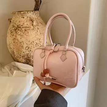 Сумка через плечо из высококачественного полиуретанового материала, легкая, роскошная и великолепная, украшенная стеклянными бусинами, элегантный темперамент.