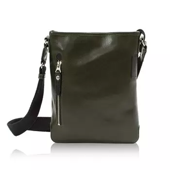 Сумка через плечо JPU ЗЕЛЕНАЯ [Двойная] JPU-7460