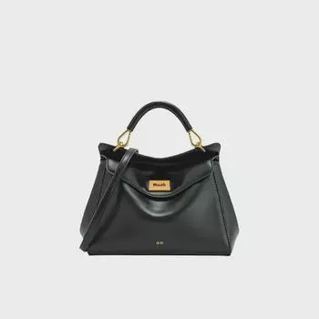 Сумка через плечо JWPEI Lucia Lock: Новая высококачественная, универсальная, легкая роскошная модная сумка 2024 года для женщин. чёрный