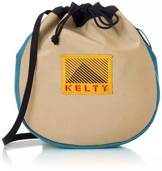 Сумка через плечо KINCHAKU один размер [Kelty] 80-е Песочный/Бирюзовый