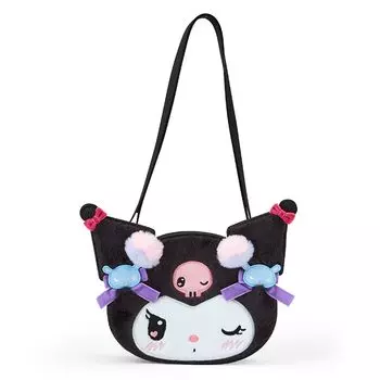 Сумка через плечо Kyun Kuromi 375586 [Sanrio] В форме лица (Роми Комната)