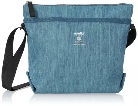 Сумка через плечо легкая водоотталкивающая гибкая GHM0591 BL [Anello Grande]