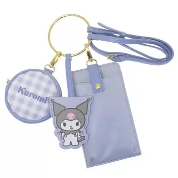 Сумка через плечо Marimo Craft Sanrio с персонажами Kuromi W10 x x D2 см, 3 ряда, высота 17,5 SRSJ-1018