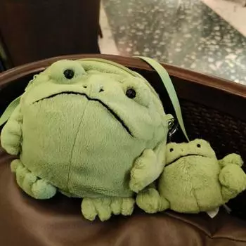 Сумка через плечо, Милая мультяшная плюшевая кукольная сумка, Забавная сумка с изображением животных и фруктов One Size