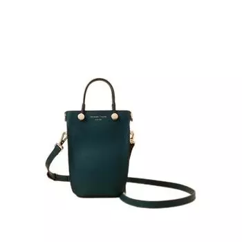 Сумка через плечо Миниатюрная сумка через плечо из синтетической кожи 00032320135471 Зеленый [Samantha Thavasa] Женская