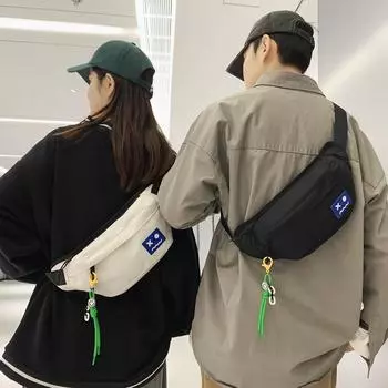 Сумка через плечо, модная мужская нагрудная сумка, поясная сумка для мобильного телефона, простая и легкая сумка через плечо, женский повседневный спортивный небольшой рюкзак M