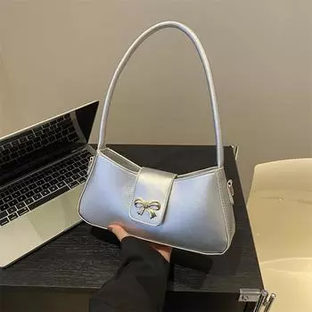 Сумка через плечо, модная сумка через плечо, маленькая сумка, весна 2024, простая модная повседневная маленькая квадратная сумка чёрный