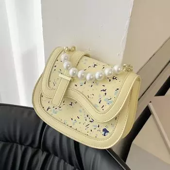 Сумка через плечо, модная сумка-седло, новая сумка на одно плечо, модный и универсальный стиль, модный женский стиль 2024 года в стиле ретро