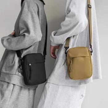 Сумка через плечо, модные повседневные ручные сумки, портативные элегантные однотонные оксфордские сумки с регулируемым ремешком, простые для выходных и отпуска чёрный