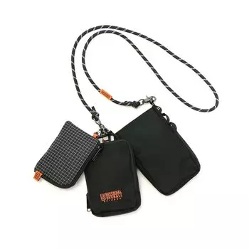 Сумка через плечо MULTI SEIL SHOULDER черная [Универсальный комбинезон] UVO-148