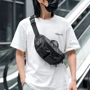 Сумка через плечо, мужская модная легкая сумка на грудь, для велоспорта, поездок на работу, сумка-мессенджер, маленькая сумка, рюкзак, мужская сумка чёрный