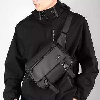 Сумка через плечо Мужская нагрудная сумка Легкая водоотталкивающая сумка через плечо