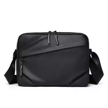 Сумка через плечо мужская спортивная сумка-мессенджер многофункциональная большая вместительная сумка через плечо чёрный