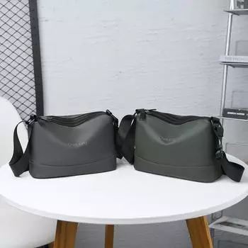 Сумка через плечо Мужская сумка через плечо Портативная маленькая сумка Оксфордская сумка-мессенджер Small чёрный