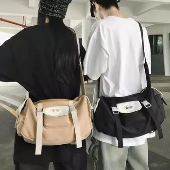 Сумка через плечо, мужская сумка через плечо, сумка через плечо для студентов белый