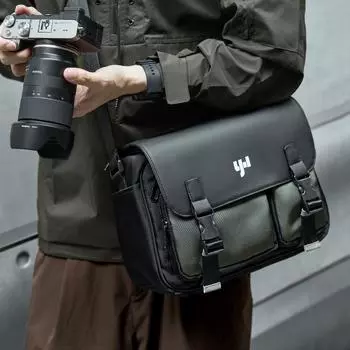 Сумка через плечо, мужская сумка для фотоаппарата, сумка на одно плечо, вместительная повседневная сумка-мессенджер, мужской рюкзак через плечо чёрный
