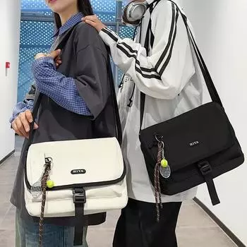 Сумка через плечо Мужская сумка для верховой езды Женская сумка через плечо серый