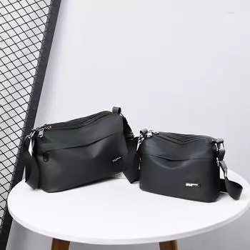 Сумка через плечо мужская водонепроницаемая сумка через плечо маленькая квадратная сумка с несколькими карманами Small серый