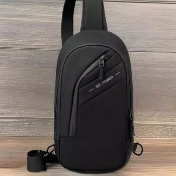 Сумка через плечо мужская, высококачественная, из ткани Оксфорд, вместительная, наплечная сумка, устойчивая к брызгам, для велоспорта, мужская нагрудная сумка 12.5 серый