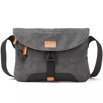 Сумка через плечо Мужской маленький рюкзак Сумка-мессенджер большой вместимости Сумка через плечо Сумка для мобильного телефона Длина 29 см в ширину, 1,5 см в высоту 19 см серебряный