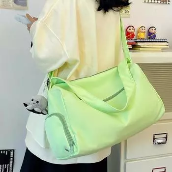 Сумка через плечо на одно плечо с отделением для обуви, водонепроницаемая, с защитой от брызг, сумка для путешествий на короткие расстояния, с хорошей видимостью, большой вместимостью