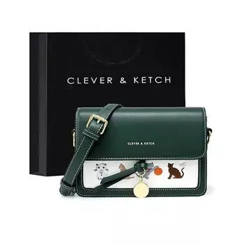 Сумка через плечо на одно плечо с вышивкой. Мини-квадратная сумка для отправки подруге. Длина 20,5 см, ширина 9 см, высота 14 см. красный