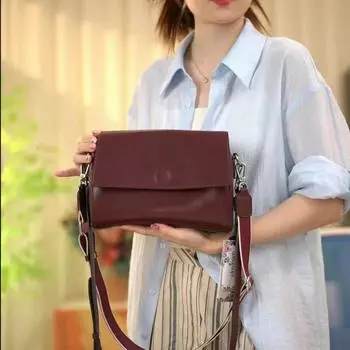 Сумка через плечо на одно плечо, сумка под мышкой, стильная повседневная женская квадратная сумка темперамент One Size чёрный