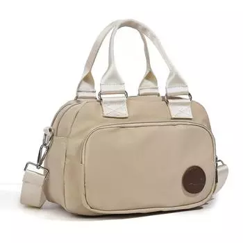 Сумка через плечо на одно плечо, женская сумка, легкая, повседневная, для мам, сумка с несколькими горлышками, дорожная сумка через плечо бежевый