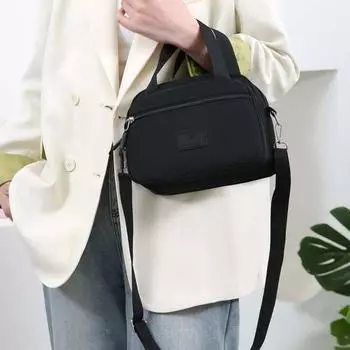 Сумка через плечо Niche Design с застежкой-молнией, многофункциональная, маленькая, для телефона, простая сумка на плечо, сумка для хранения зелёный