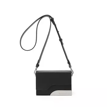 Сумка через плечо Новая мода Новая коробка PU Hasp Простая сумка через плечо Кошельки и сумки Женская сумка унисекс