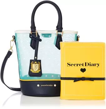 Сумка через плечо официальная сумка-ведро с чехлом для книг мятного цвета [Samantha Vega] сумка/мини женская