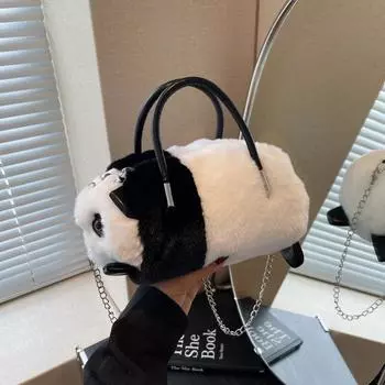 Сумка через плечо Panda, женская сумка-подушка, сумка через плечо коричневый