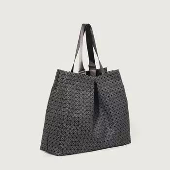 Сумка через плечо Personality Trend Design с большой вместимостью, силиконовая, портативная, для мужчин и женщин, для поездок на работу, с ромбовидной решеткой чёрный