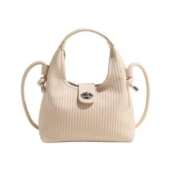 Сумка через плечо Плиссированная маленькая квадратная сумка белый