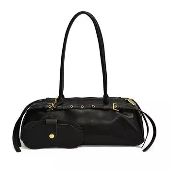 Сумка через плечо подмышку Женская новая вместительная сумка-тоут для поездок на работу чёрный