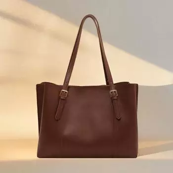 Сумка через плечо Premium sense большой емкости, женская, новая, ретро, универсальная, для студентов, сумка-тоут большой емкости чёрный