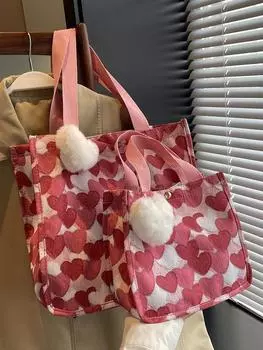 Сумка через плечо Premium Sense большой емкости для женщин, весна-лето, Love, маленькая сумка, портативная сумка для поездок на работу