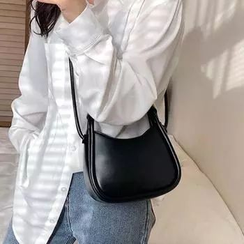 Сумка через плечо, регулируемая, большой емкости, искусственная кожа, многоцелевая, с одним плечевым ремнем белый