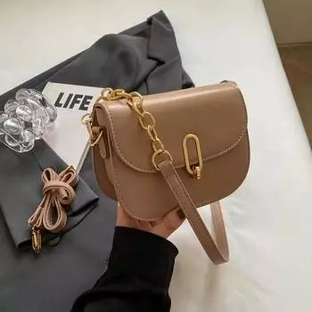 Сумка через плечо с цельным отделением для женщин, карман с клапаном, застежка-молния, сумки из искусственной кожи