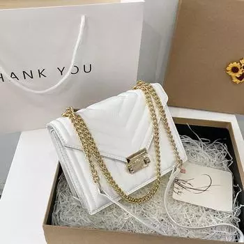 Сумка через плечо с цепочкой для женщин женская сумка-мессенджер через плечо женские сумки