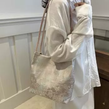 Сумка через плечо с цветочной вышивкой, элегантная ручная сумка под мышкой, новая повседневная сумка в китайском стиле розовый