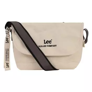 Сумка через плечо с клапаном из холста Arcana Messenger Bag Белый [Lee] женский 320-1302 [10]