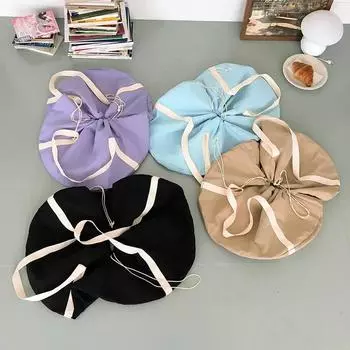 Сумка через плечо с нейлоновой застежкой-молнией и внутренним карманом на молнии чёрный