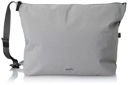 Сумка через плечо с очень толстой подкладкой GIB4395 GY [Anello Grande], легкая, водоотталкивающая,