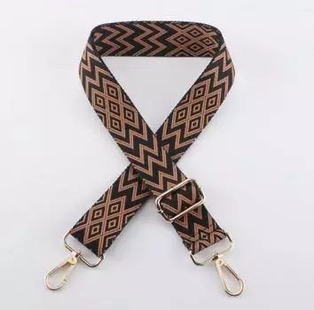 Сумка через плечо с одним плечом, удлиненный ремень, аксессуары, регулируемый сменный ремень, плечевой ремень One Size коричневый